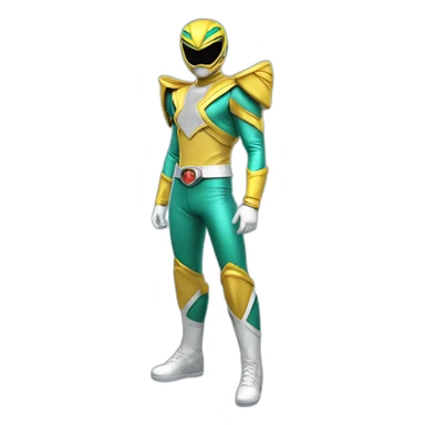 sky power ranger full body sticker