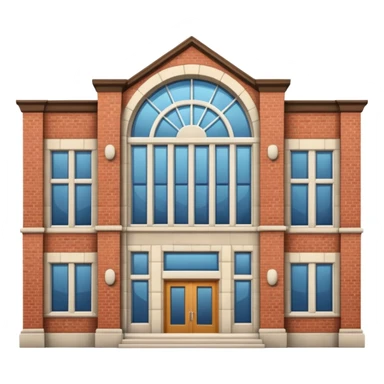 university building sticker