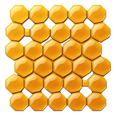 Honeycomb sticker