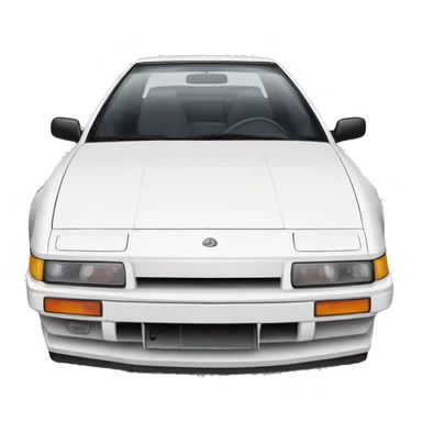 1988 Acura Integra white sticker