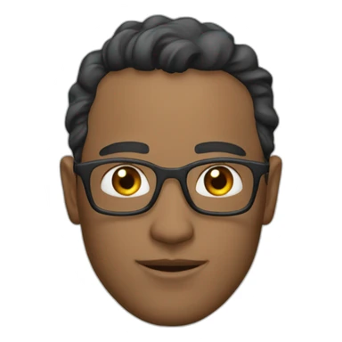 artificial intelingence latin men sticker