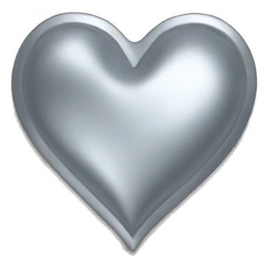 Aluminum heart sticker