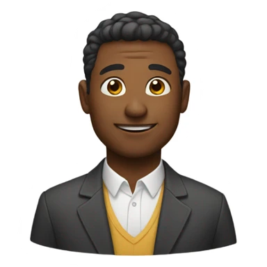 Man with his family sticker