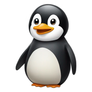 penguin who slide le plus loin sticker