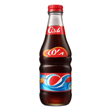 a bottle of cola sticker