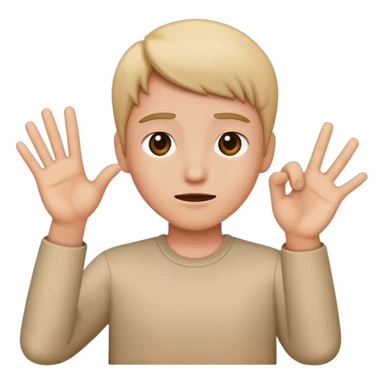 Person refusing something emoji sticker