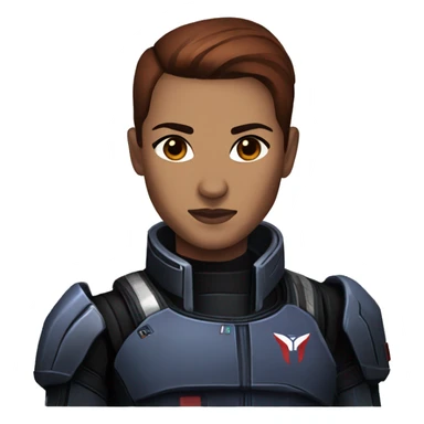 Commander Shepard from Mass effect sticker
