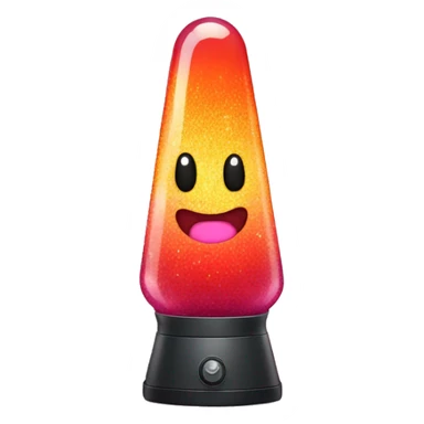 Lava Lamp With Glitter sticker