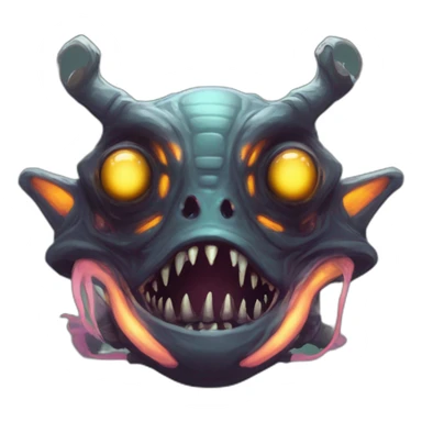 alien Abomination futuristic roguelike rpg style inspired by slay thee spire sticker