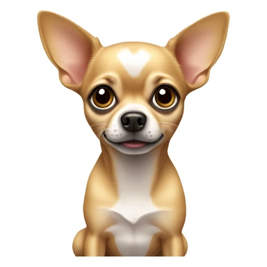 Chihuahua gazing at viewer sticker