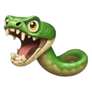 Angry Snake sticker