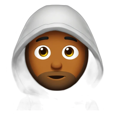 kenny-southpark branco e com casaco laranja sticker
