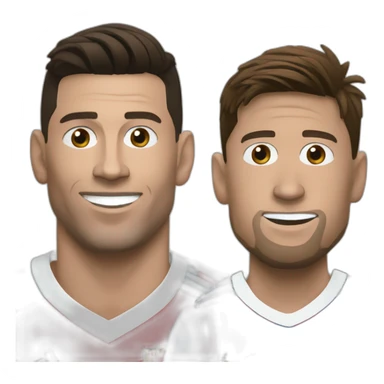 Ronaldo et messi sticker