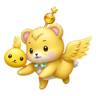 card captor sakura, kero winds sticker