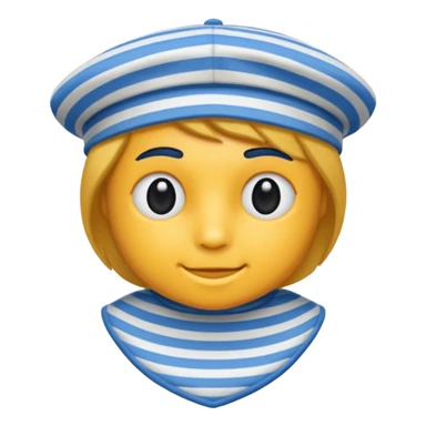 Marinière bleue  sticker