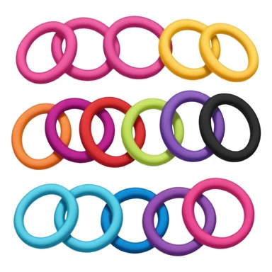 Hair ties  sticker