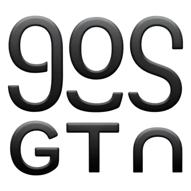 letters BLK in black color sticker