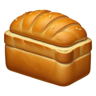 bread loaf taking a nap sticker
