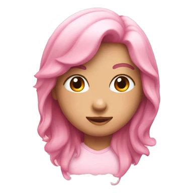 A soft pinkheart sticker