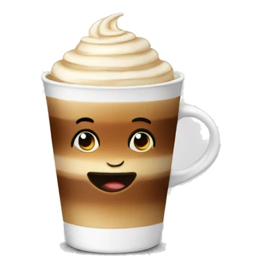 A cappuccino  sticker