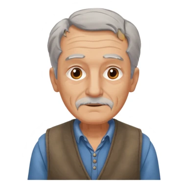 1800's europian Old male sticker