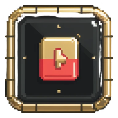 YouTube gold play button award badge for 1 million subscribers sticker