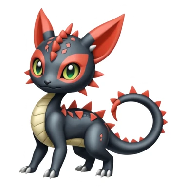 Meloetta-Salandit-Gatomon-Pteromon-hybrid sticker