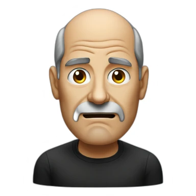 Steve jobs angery sticker