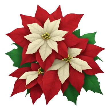 Christmas Poinsettia  sticker