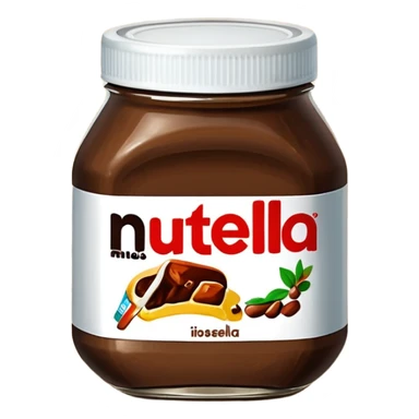 “No Nutella” sign sticker