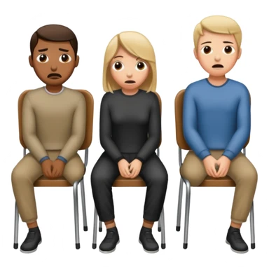 tied to chairs back-to-back, kidnapped sticker