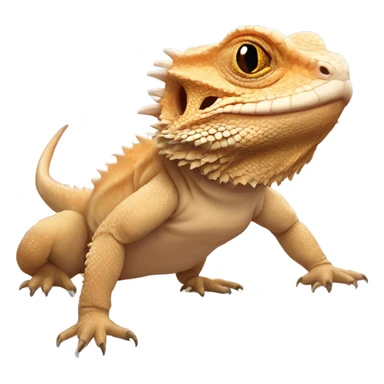 Fat bearded dragon sticker