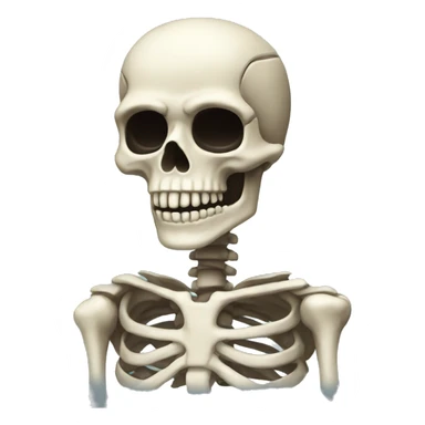 Skeleton sticker
