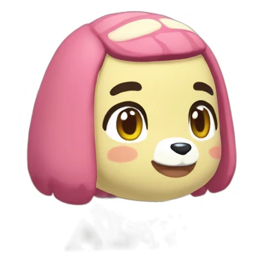 Isabelle animal crossing sticker