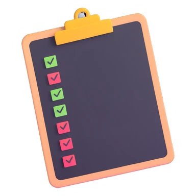 todo list with checkmarks sticker