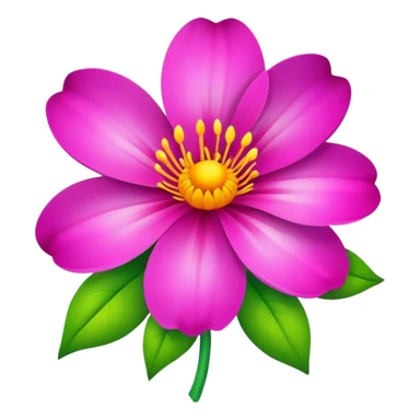 Spring flower beautiful finish sticker