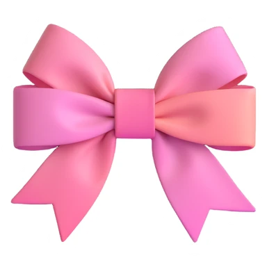 emoji style pink bow with gothic effect, pastel pink to black gradient,, remove background sticker