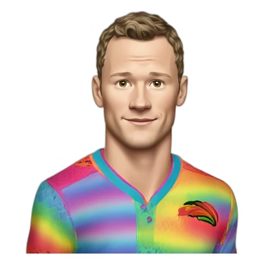 Disco Jonathan Toews wearing rainbow lace shirt sticker