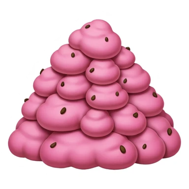 Caca 💩 rose sticker