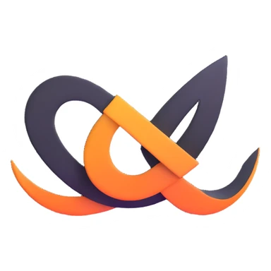 abstract corporate logo sticker