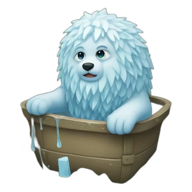 ice wallow come sticker