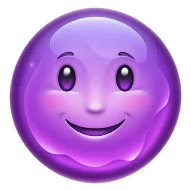 purple magical stone sticker