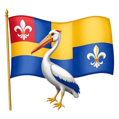 louisiana creole flag sticker