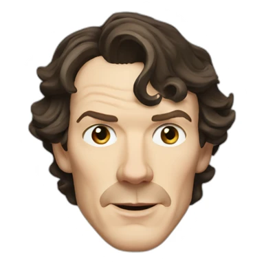 Sherlock Holmes benedict cumberbatch sticker