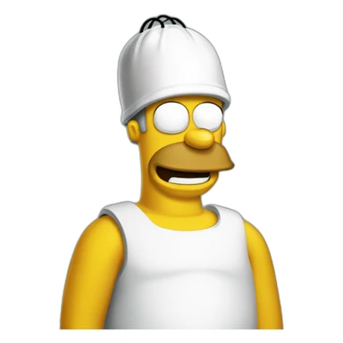 homer quatar sticker