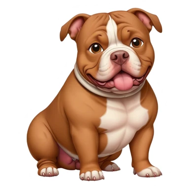 Américain Bully xxl Completely brown sticker