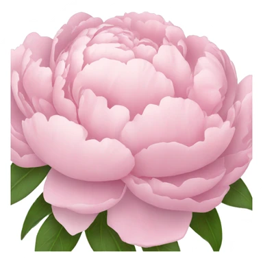 Bouquet of light pink peonies sticker