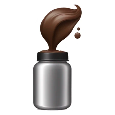 hair mousse in faceless bottle sticker