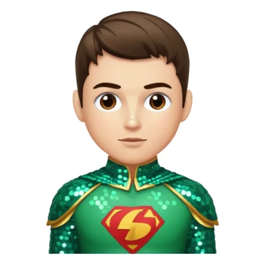 Robin from DC with Sequin Outfit sticker