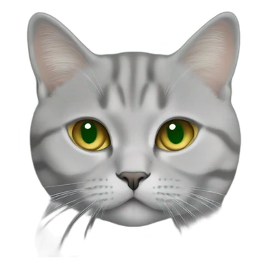 green eyes, golden british shorthair, and silver golden british shorthair kissing each other sticker